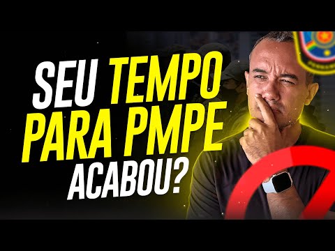 CONCURSO PMPE AINDA DÁ TEMPO?