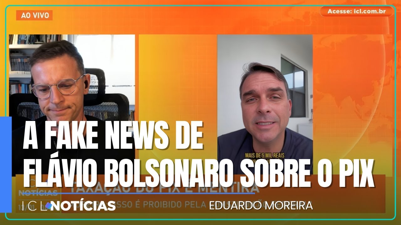 Eduardo Moreira DESMASCARA FAKE NEWS de Flávio Bolsonaro sobre o Pix