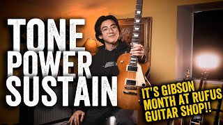 Video thumbnail for Gibson Les Paul Tribute, Satin Honeyburst #rufusguitarshop #gibson #lespaul by Rufus Guitar Shop