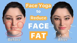 How to Reduce Face Fat | Cheeks | Smiling Fish Face - Facial Yoga Guru - Face Fitness Exercise