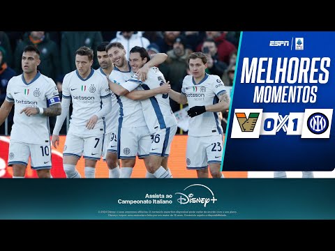 Gols e lances de Venezia x Internazionale