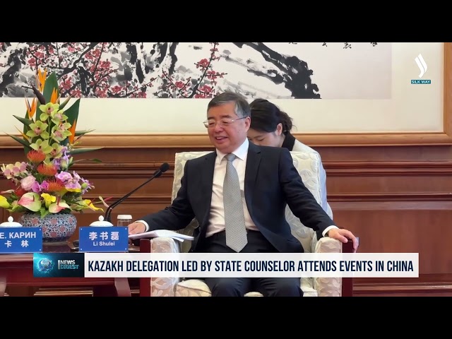Kazakh delegation led by State Counselor attends events in China