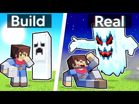 Minecraft But SCARY BUILDS Become REAL!