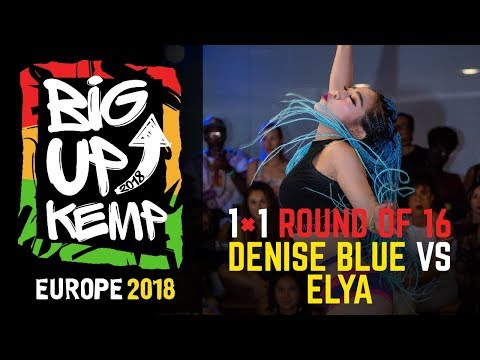 BIG UP KEMP EUROPE 2018 - BATTLE 1vs1 1/8 - Denise Blue 🇹🇼vs Elya 🇺🇦(win)