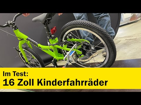14 Kinderfahrräder (16 Zoll) im Test - ein Modell fällt durch | ÖAMTC