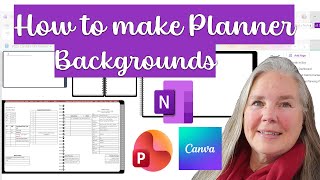 How to make a planner background to use for my 2026 OneNote Planner