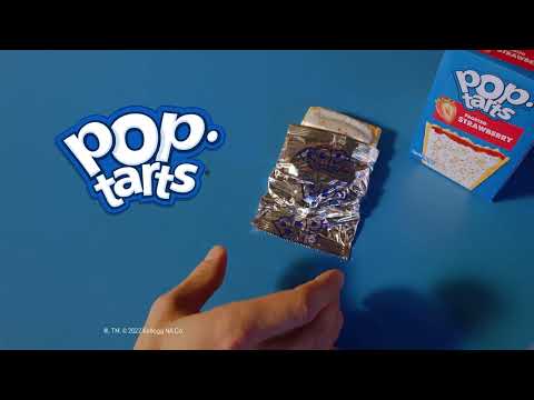 A hand reaching for a Pop-Tarts package