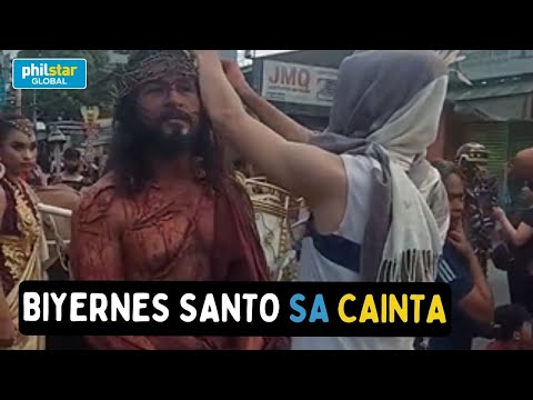 Cainta Rizal's Human Good Friday Procession