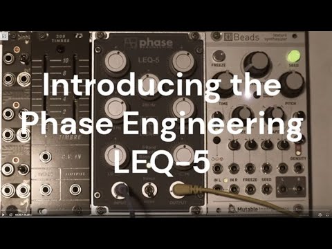 Phase Engineering LEQ-5 Eurorack Bass Equaliser image 4