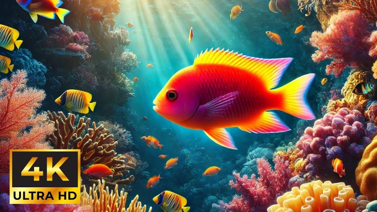 Deep Ocean Wallpaper: Relaxing Coral Views for Deep Sleep  LIVE 4K
