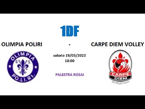1DF - OLIMPIA POLIRI vs CARPE DIEM VOLLEY