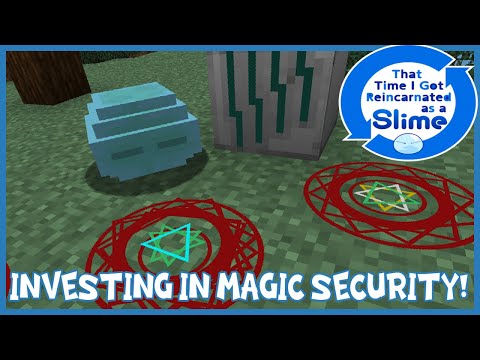 The True Gingershadow - INVESTING IN MAGIC SECURITY! Minecraft That Time I Got Reincarnated As A Slime Mod Episode 33