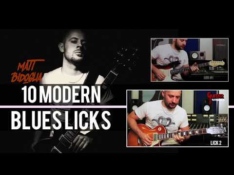 Matt Bidoglia - 10 Modern Blues Licks
