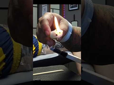 How to set up a tebori tattoo tool. #japanesetattoo #tebori #irezumi #tattooartist #dragontattoo