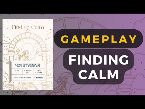 Finding Calm Board Game Gameplay (Solo) | DaniCha