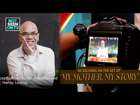 Not Seen on TV: 60 seconds on the set of 'My Mother, My Story'
