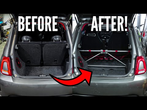 Abarth 500 Rear Seat Delete!