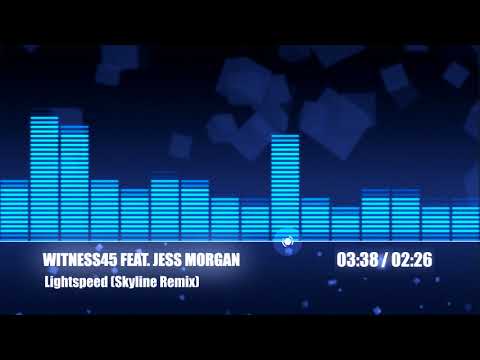 Witness45 feat  Jess Morgan  - Lightspeed (Skyline Remix) (자막on 가사ok)