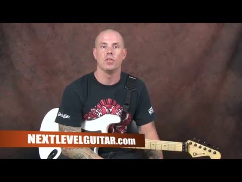 Lead Guitar lesson learn classical sounding pedal tones licks alternate picking practice patterns