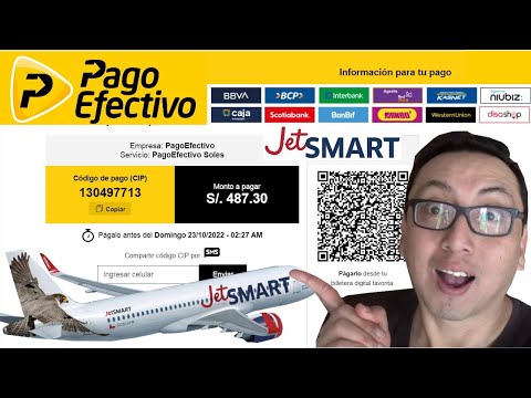 COMO PAGAR SIN TARJETA en @JetSMARTAirlines : "PAGO EFECTIVO"