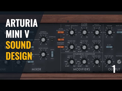 Arturia Mini V3 Sound design. Let's make some patches.(1/2)