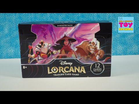 Disney Lorcana Rise Of The Floodborn Trading Card Game Booster Box Unboxing