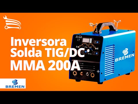 Inversora de Solda TIG/DC - MMA 200A  Monofásico - Video