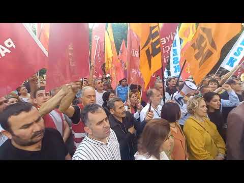 Doç. Dr. Anıl Tanburoğlu, Emek ve Demokrasi Platformunun Dayanışma Eyleminde Konuştu. 