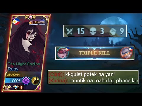 HOW TO SCARE YOUR ENEMY USING RUBY!💀 RUBY BEST BUILD 2022 - MLBB