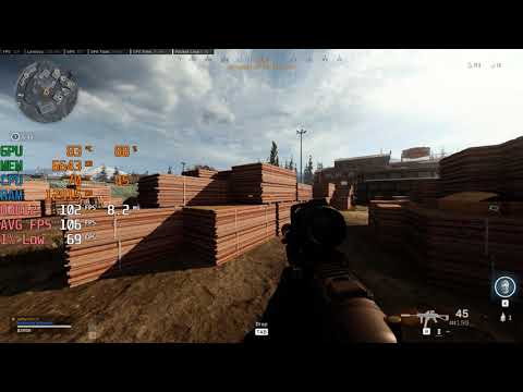 Call Of Duty : Warzone - RTX 2060 Super + i5 10400F - RTX ON & OFF - 1080p Benchmark Fps Test
