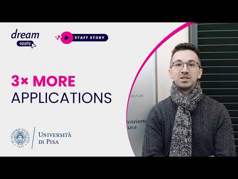 University of Pisa triples student applications with DreamApply's enrollment management software