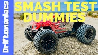 SMASH TEST DUMMIES - Arrma Granite RC Car Crash by Driftomaniacs