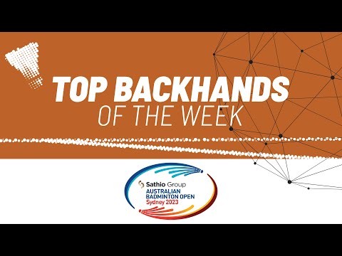SATHIO GROUP Australian Open 2023 | Top Backhands of the Week