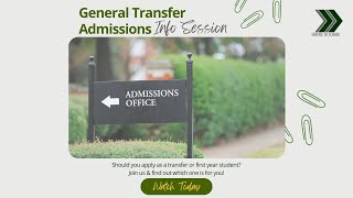 General Transfer Info Session