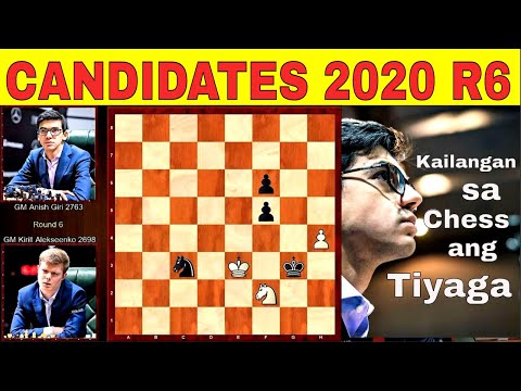 SAYANG, BUMIGAY PA SA HULI || GIUOCO PIANO || GM ALEKSEENKO - GM GIRI | CANDIDATES 2020 ROUND 6 #195