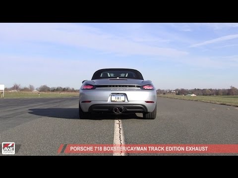 AWE Track Edition Exhaust for Porsche 718 Boxster/Cayman