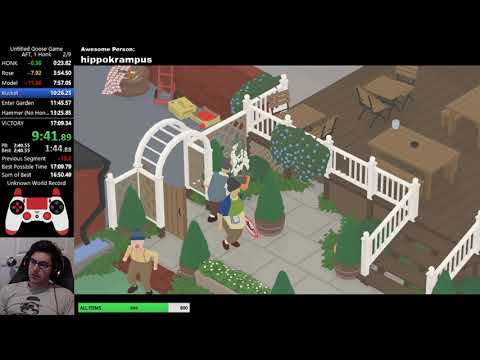 Mad goose conquers humans without making a sound [Goose Game beaten in 1 honk only] - 16:31