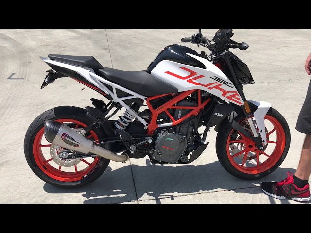 Yosh Alpha T Street Slip On SS Exhaust Pipe Works KTM 390Duke 390RC 7