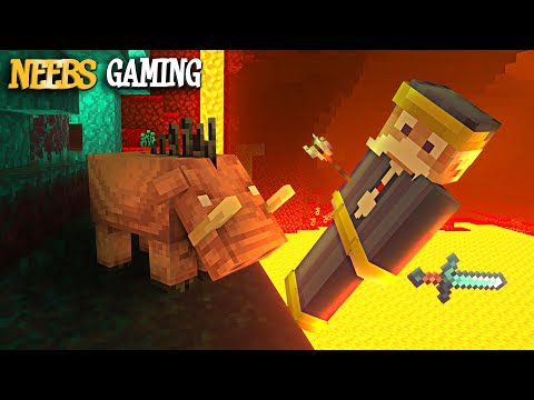 Neebs Gaming - DISASTER in the NEW NETHER - Minecraft