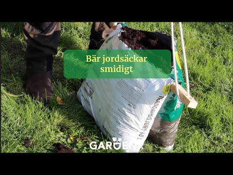 Bär jordsäckar smidigt - Trädgårdshacks med GardenR