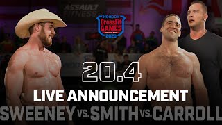 Sweeney vs. Smith vs. Carroll — CrossFit Open Announcement 20.4