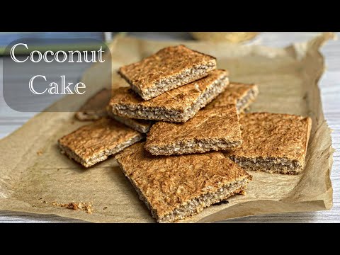 Coconut Cake! This recipe surprised my kids! Super easy and delicious snack