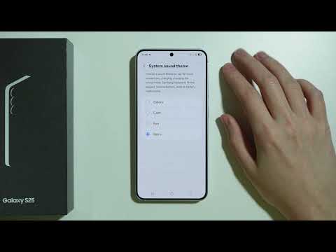 Samsung Galaxy S25: How to Change Touch Sound (Use Different Touch Sound Effect)