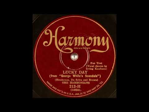 The Harmonians - Lucky Day (1926)