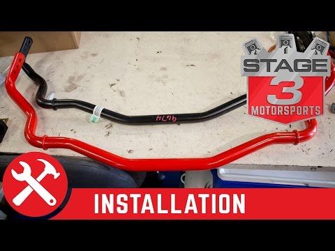 2015-2016 Mustang EcoBoost/V6/GT Eibach Front and Rear Anti Roll Sway Bar Kit Install