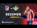 Resumen de Atlético de Madrid vs Real Betis (2-0)