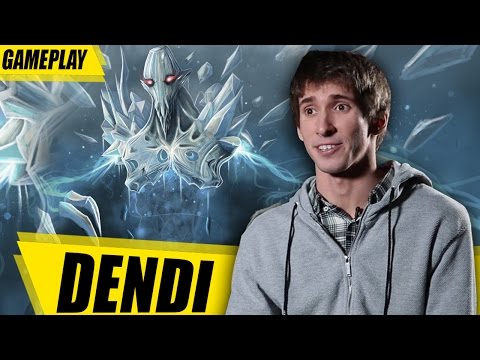 Dendi Ancient Apparition Gamplay Dota 2 v7.00
