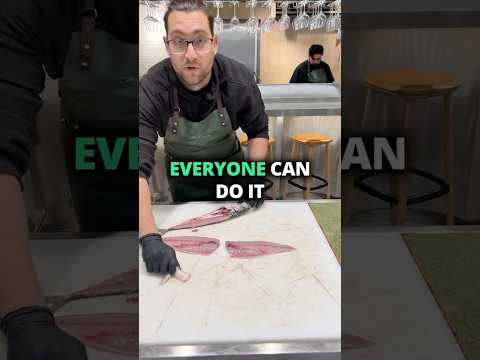 How to fillet Mackerel in few seconds! 🔥 #fyp #fish #fillet #how #howto #skills #mackerel