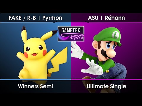 Gametek Night 2023.03 Winners Semi - Pyrrhon (Pikachu) Vs. Réhann (Luigi) SSBU Ultimate Tournament