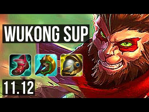 WUKONG & Ziggs vs NAUTILUS & Kai'Sa (SUPPORT) | 4.0M mastery, 2200+ games | KR Grandmaster | v11.12